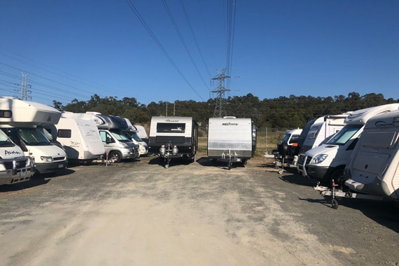 Caravan — Caravan Storage in Molendinar, QLD