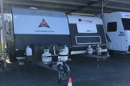 Caravans — Caravan Storage in Molendinar, QLD